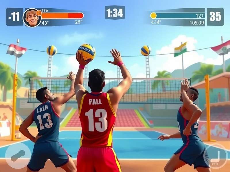 Volley Hero Warrior community event with Indian players