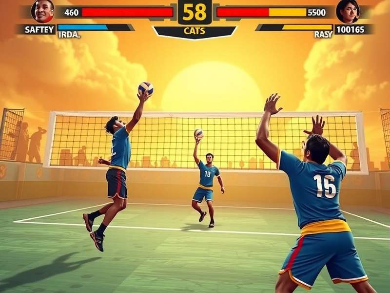 Indian players competing in Volley Hero Warrior tournament